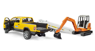 Bruiser RAM Rental Service w/ Trailer and Mini Excavator