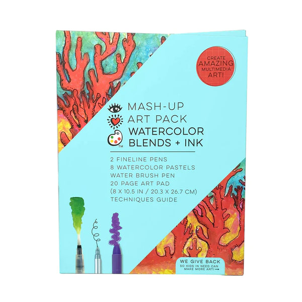 Mash Up Art Pack - Watercolor Blends + Ink FX