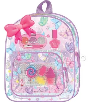 Hot Focus Fashionate Mini Beauty Backpack - Tie Dye Butterfly