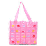 iScream Pink Bubble Tote Flower Beach Bag