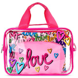 Cheerful Corey Paige Love Letters Cosmetic Bag Trio