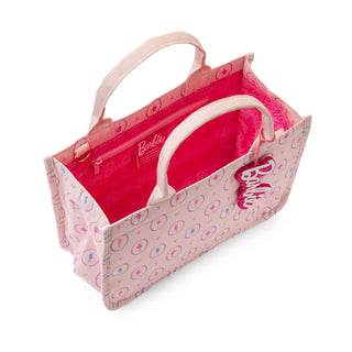 Inside of Barbie Camo Dance kids tote bag