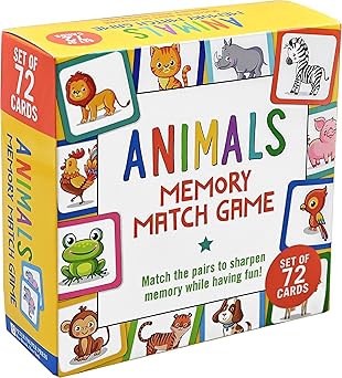 Memory Match Game - Animals