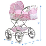 Berenguer Boutique Pink Royal Pram