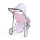 Berenguer Boutique Pink Deluxe Folding Jogger Stroller