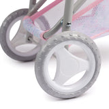 Berenguer Boutique Pink Deluxe Folding Jogger Stroller