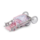 Berenguer Boutique Pink Deluxe Folding Jogger Stroller