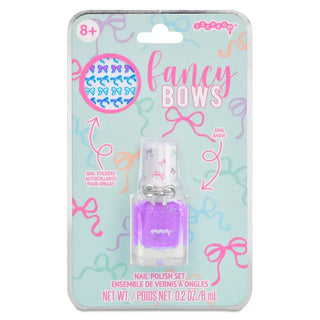 iScream Fancy Bows Nail Polish & Ring Set