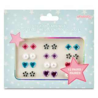Star Bright Stick On Earrings