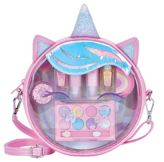 iScream Unicorn Kisses Beauty Crossbody Bag with Makeup