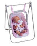 Berenguer Boutique 2-in-1 Pink Swing/Carrier
