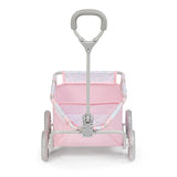 Berenguer Boutique Folding Pull Along Wagon - Pink