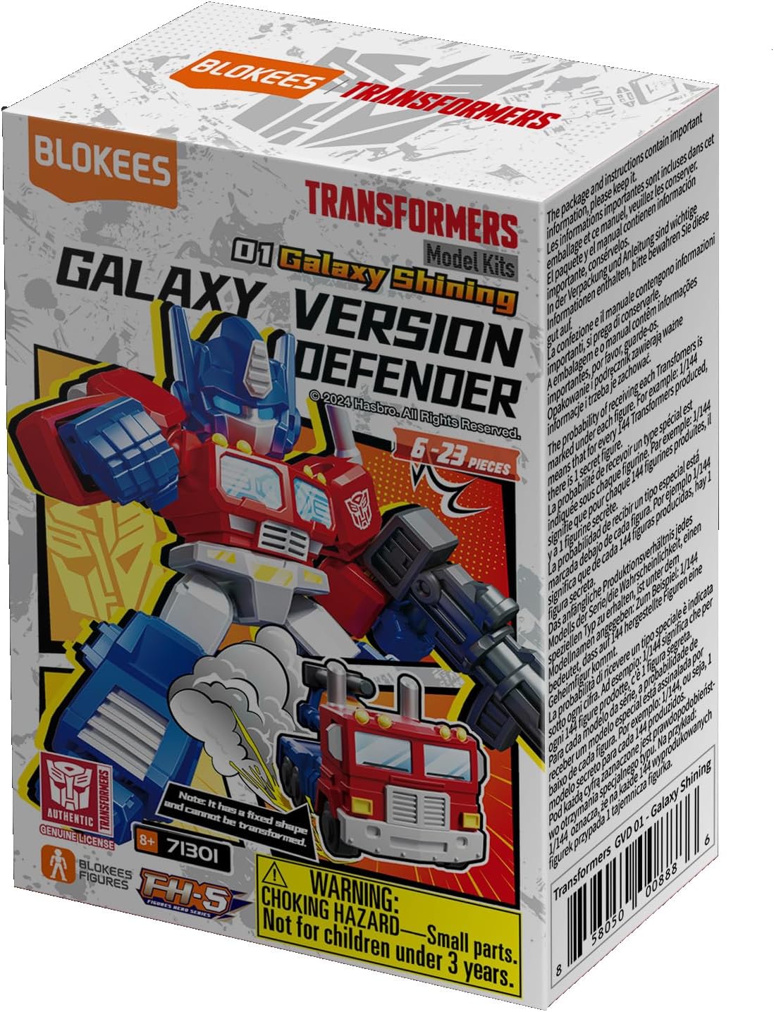 Blokees Figures – Transformers Defender Version 01 Mini Model
