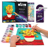 Okto Sensory Art Clay Painting - Sunflowers