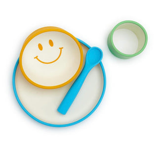 Smile Silicone Meal Time Set
