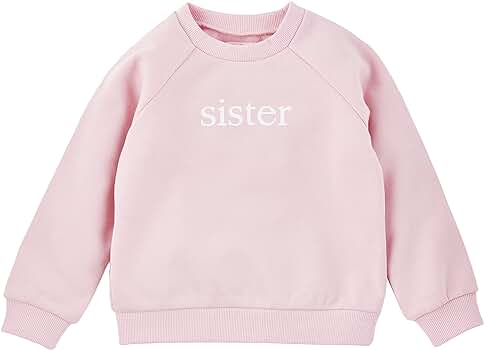 4/5 Pink French Terry Sister Sweatshirt