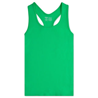 iScream Ribbed Racerback Tank Top - Glam Green