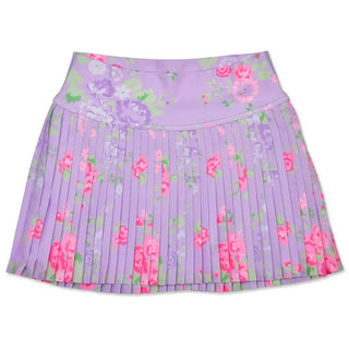 iScream Forever Pleated Floral Purple Skort