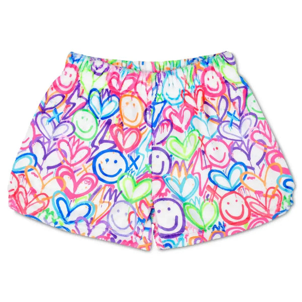 iScream Corey Paige Lightning Love Plush Shorts