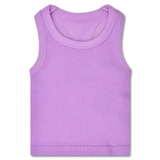 iScream Smocked Racerback Tank Top - Lavender