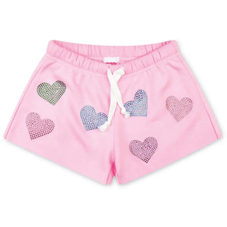 iScream Sparkling Heart Sweat Shorts