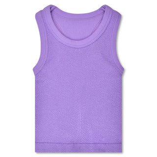 iScream Smocked Racerback Tank Top - Vivid Violet
