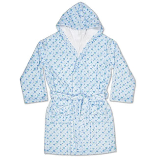 Iscream Blue Ditsy Plush Robe
