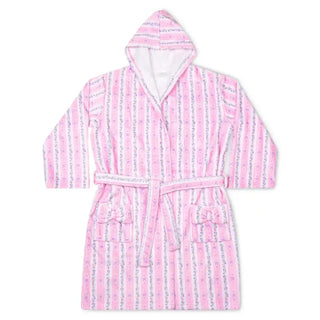 Iscream Floral Stripes Plush Robe