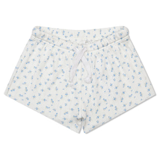 iScream Blue Floral Pointelle Tank & Short Set
