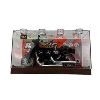Die-Cast Pull-Back Motorcycle With Lights & Sound (Assorted)