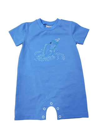 Three Sisters Boys Romper - Bass Fish