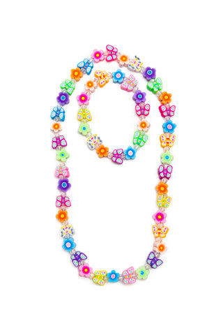 Great Pretenders Flutter Flowers Necklace & Bracelet Set