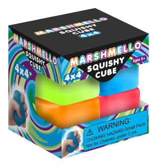 Marshmello 4X4 Mini Squishy Cube