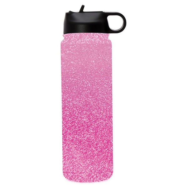iScream Pink Glitter Water Bottle