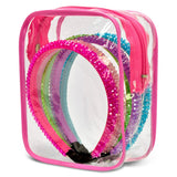 iScream 5pk Rhinestone Headbands in Reusable Pouch