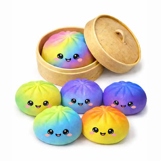 Mystery 3.5" Rainbow Tie Dye Dumpling