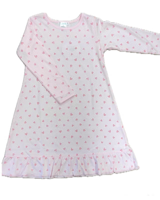 Lydababy Festive Hearts Pink Dress