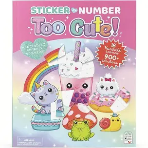 Sticker by Number Too Cute
