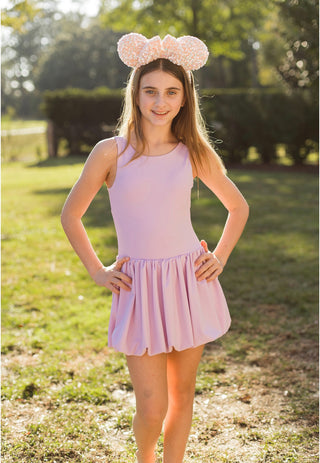 Blended Spirit Lavender Athletic Bubble Dress