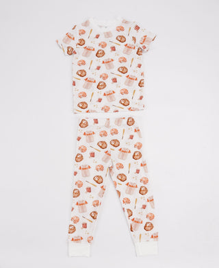 Belle Cher Baseball Bamboo 2Pc Pajamas