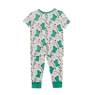 Belle Cher Fishing Bamboo 2Pc Pajamas