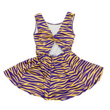 Belle Cher Tiger Striped Athletic Dress