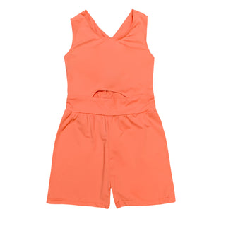 Belle Cher Coral Athletic Romper