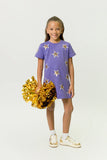 Belle Cher Purple/Gold Sequin Star Dress