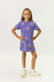 Belle Cher Purple/Gold Sequin Star Dress