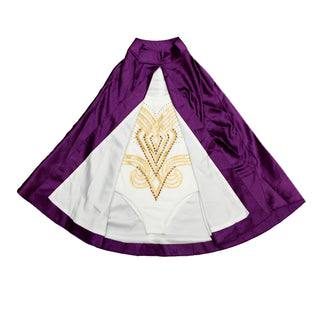 Golden Girl Costume (Leotard & Cape)