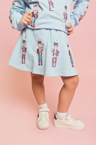 Belle Cher Light Blue Nutcracker Sweatshirt Set