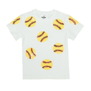 Belle Cher Softball Sequin Shirt