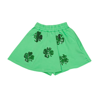Belle Cher Green Clover 2Pc Short Set