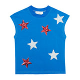Belle Cher Stars Sequin Set - Red White & Blue